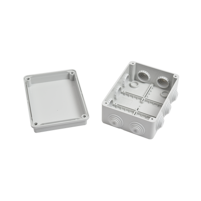 Caja de derivación de PVC Auto-extinguible con 10 entradas, tapa atornillada, 150x110x70 MM, Para Exterior (IP55) - Image 2