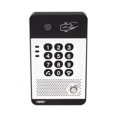 Vídeo Portero IP con 2 líneas SIP, cámara HD, relevador integrado, teclado numérico y lectora de tarjetas RFID para control de acceso, PoE para Exterior - Image 3