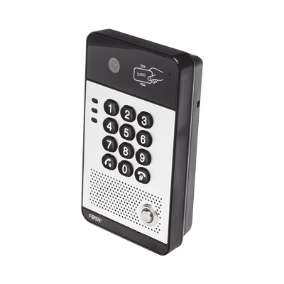 Vídeo Portero IP con 2 líneas SIP, cámara HD, relevador integrado, teclado numérico y lectora de tarjetas RFID para control de acceso, PoE para Exterior - Image 4