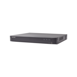 (ACUSENSE / Evita Falsas Alarmas) DVR 4 Megapixel / 4 Canales TURBOHD + 2 Canales IP / 1 Bahía de Disco Duro / 1 Canal de Audio