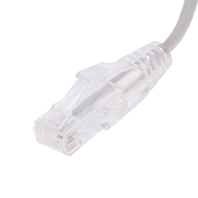 Cable de Parcheo Slim UTP Cat6 - 20 cm Gris Diámetro Reducido (28 AWG) - Image 3