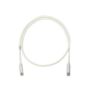 Cable de parcheo UTP Categoría 6, con plug modular en cada extremo - 2 m. - Blanco Mate