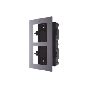 Base de 2 Espacios para EMPOTRAR Módulos de Videoporteros Hikvision
