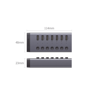 HUB de 1 Puerto USB3.0 a 7 Puertos USB3.0, Velocidad de transferencia hasta 5Gbps - Image 6