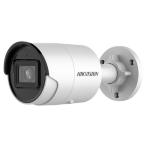 Bala IP 2 Megapixel / Lente 2.8 mm / 40 mts IR EXIR /Exterior IP67 / WDR 120 dB / PoE / Micrófono Integrado / Videoanaliticos (Filtro de Falsas Alarmas) / Ultra Baja Iluminación / Metal