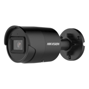 Bala IP 4 Megapixel / Color Negro / Lente 2.8 mm / 40 mts IR EXIR / Exterior IP67 / WDR 120 dB / PoE / Micrófono Integrado / Videoanaliticos (Filtro de Falsas Alarmas) / Ultra Baja Iluminación / Metal