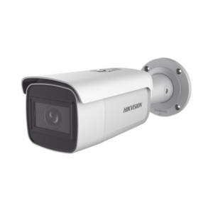 Bala IP 6 Megapixel / Lente Mot. 2.8 a 12 mm / 60 mts IR EXIR /Exterior IP67 / IK10 /  WDR 120 dB / PoE / Videoanaliticos (Filtro de Falsas Alarmas) / Ultra Baja Iluminación / Entrada y Salida de Audio y Alarmas