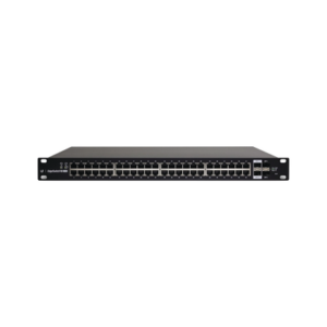 Switch EdgeMAX Administrable de 48 Puertos Gigabit con PoE+/PoE Pasivo 24V + 2 Puertos SFP + 2 Puertos SFP+, 500 W