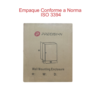 Gabinete de Acero IP66 Uso en Intemperie (300 x 400 x 200 mm) con Placa Trasera Interior y Compuerta Inferior Atornillable (Incluye Chapa y Llave). - Image 7