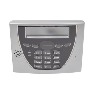 Teclado alfanumérico programador de pantalla azul