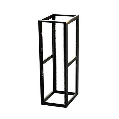 Rack Estándar 19" de 4 Postes, Acero, 37 Unidades, Profundidad Ajustable.