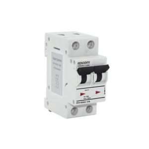 Protección Térmica 2P, 16A,  Corriente Directa  800 Vcc para Aplicación Fotovoltaica Montaje Riel DIN