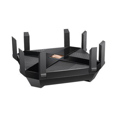 Router de juegos de banda triple AX6000 MU-MIMO 1 puerto WAN 2.5G, 2G, 1G, 100Mbps y 8 puertos LAN 10/100/1000 Mbps, 2 puerto USB 3.0 y 8 antenas.