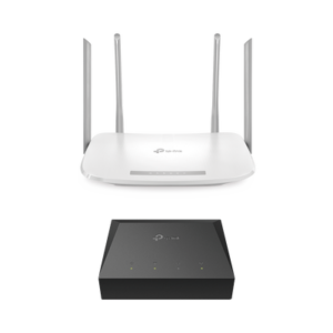 Kit de ONU Gigabit XZ000G3 con Router Router Inalámbrico ISP doble banda AC, Hasta 1167 Mbps, 4 antenas externas omnidireccional, Puertos Gigabit