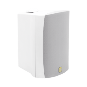 Altavoz de 2 vías para exteriores de 70V / 100V, woofer de 6.5 in, tweeter de cúpula suave de seda de 1in, blanco.