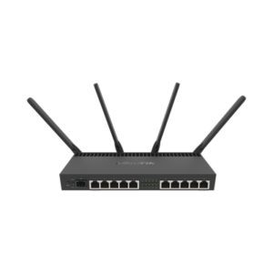 Router con Wi-Fi 4x4 MU-MIMO, hasta 2 watts de potencia, antenas de 3 dBi, 10 puertos Gigabit, 1 Puerto SFP+