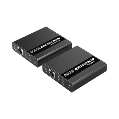 Kit Extensor HDMI para distancias de 70 metros / Soporta resoluciones 720 y 1080P @ 60 Hz / Cat 6, 6a y 7 / Cero Latencia / Uso 24/7 / HDR10 / Salida Loop / Configuración EDID / Soporta control remoto del equipo fuente / Salida de audio de 3.5mm - Image 2