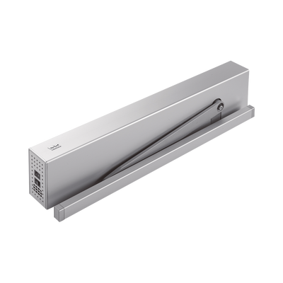 Sistema automatizado DOBLE para la apertura y cierra de puertas con Brazo de Empuje de hasta 130 cm/ 250Kg