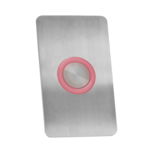 Botón de salida Piezo-eléctrico/ con temporizador / color de LED configurable/ IP65. Sin LOGO