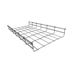 Charola tipo malla 66/300 mm BIMETÁLICA para Instalación en Exterior o Interior, Extrema Resistencia y Durabilidad. Hasta 315 cables Cat6 (Tramo de 3 metros)