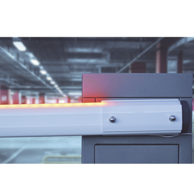 Kit COMPLETO Barrera Izquierda XB / 5M / Iluminación LED Rojo-Verde / Incluye Sensor de masa, Transformador, Lazo, Ancla, Fotoceldas y 2 Controles Inalámbricos - Image 3