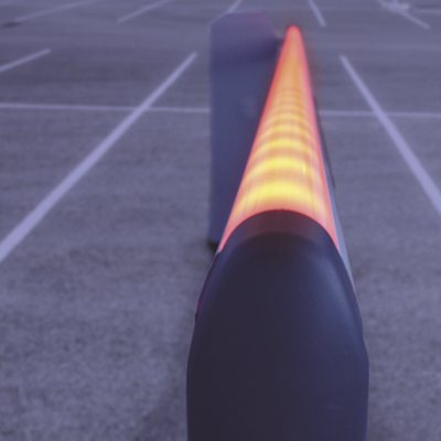 Kit COMPLETO Barrera Izquierda XB / 5M / Iluminación LED Rojo-Verde / Incluye Sensor de masa, Transformador, Lazo, Ancla, Fotoceldas y 2 Controles Inalámbricos - Image 4