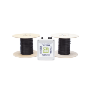 MICALERT Cable Sensor para Paredes, barandales, rejas rigidas / 2 zonas de 152 metros / 304 Metros de protección total/Tarjeta LPU400/Calibración via software