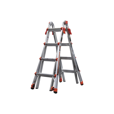Escalera Multi-Posiciones de 5.18 m (17') para Superficies Inclinadas (SKU 15417-001).
