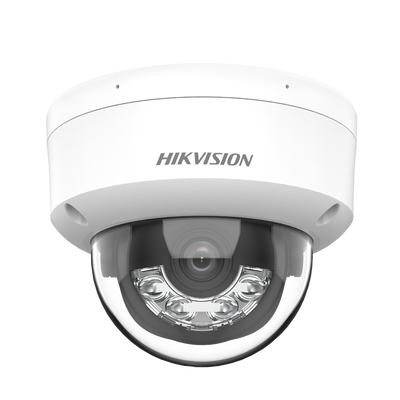 Domo IP 4 Megapixel / Lente 2.8 mm / Dual Light (30 mts IR + 30 mts Luz Blanca) / Micrófono Integrado / Antivandálico IK08 / ACUSENSE Lite / Exterior IP67 / H.265 / PoE / ONVIF / Micro SD - Image 3