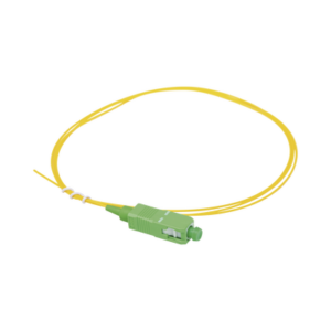 Pigtail de Fibra Óptica Monomodo SC/APC, simplex de 1 metro