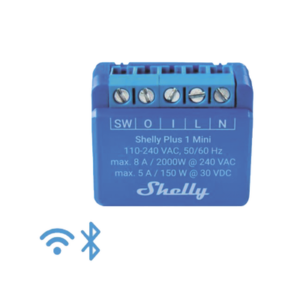 Mini Interruptor inteligente con Wi-Fi, contacto seco, 1 canal 8A, compatible con asistentes de voz Alexa y GoogleHome