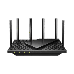 Router WiFi 6 Doble Banda / AX5400 MU-MIMO 4X4 y OFDMA / 1 puerto WAN 10/100/1000 Mbps / 4 puertos LAN 10/100/1000 Mbps / 1 puerto USB 3.0 / 6 potentes antenas / Administración App (Tether) o Página web / Protección HomeShield